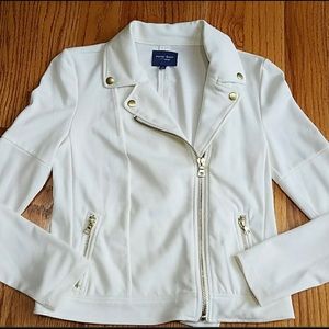 Peter Som off white Moto jacket